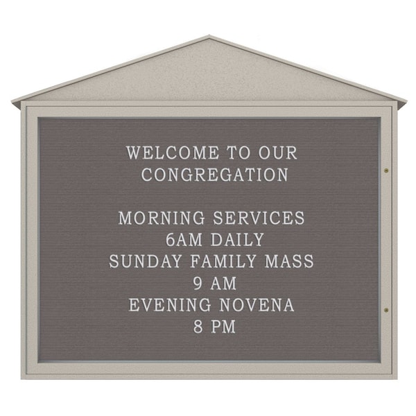 Indoor Enclosed Combo Board, 72"x36", Bronze Frame/Burgundy & Pearl
